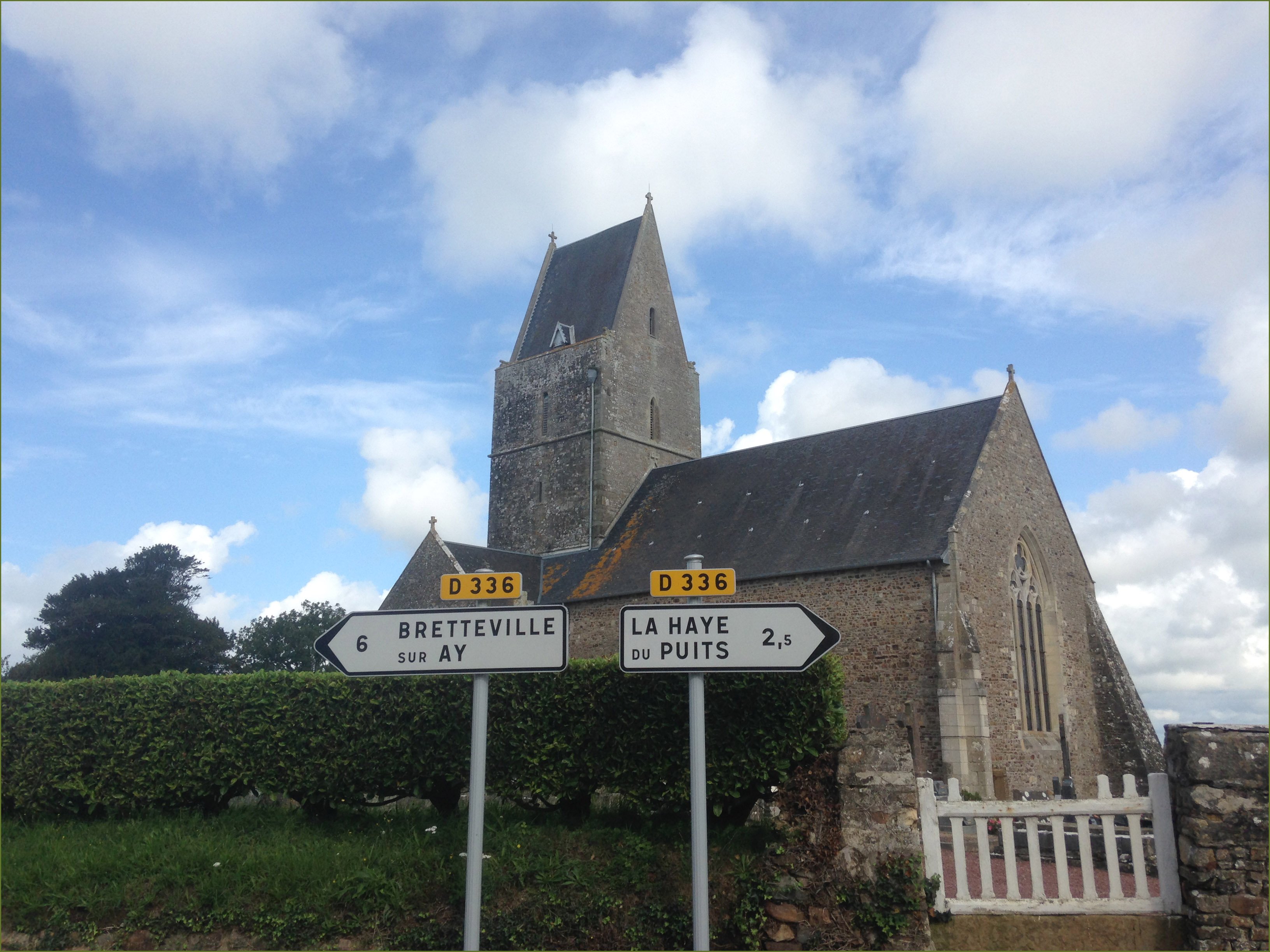 Church of Montgardon on Hill 84 