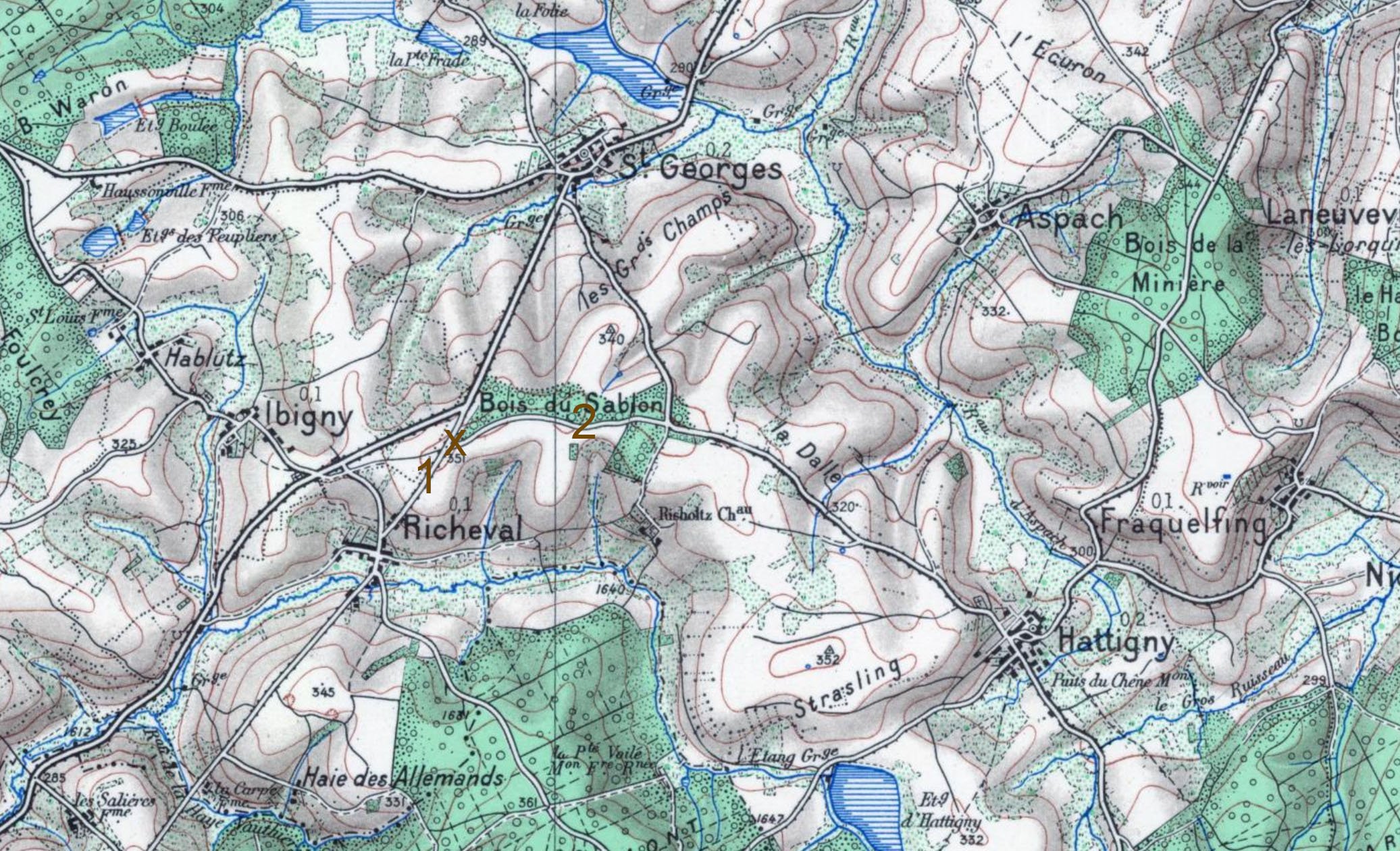 Map routes