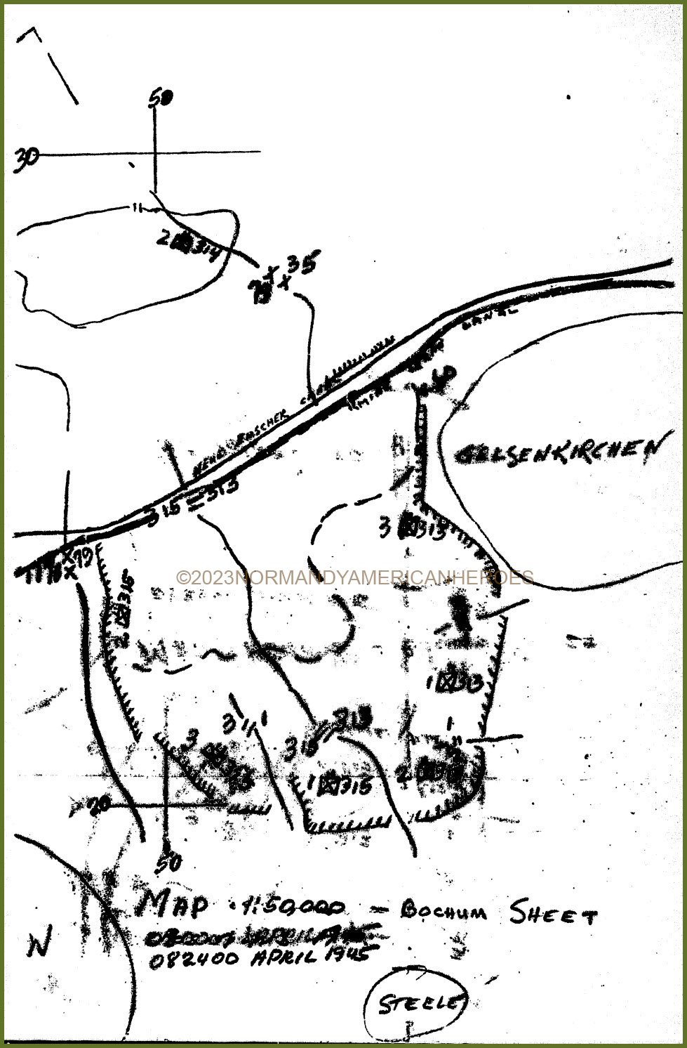 Positions map