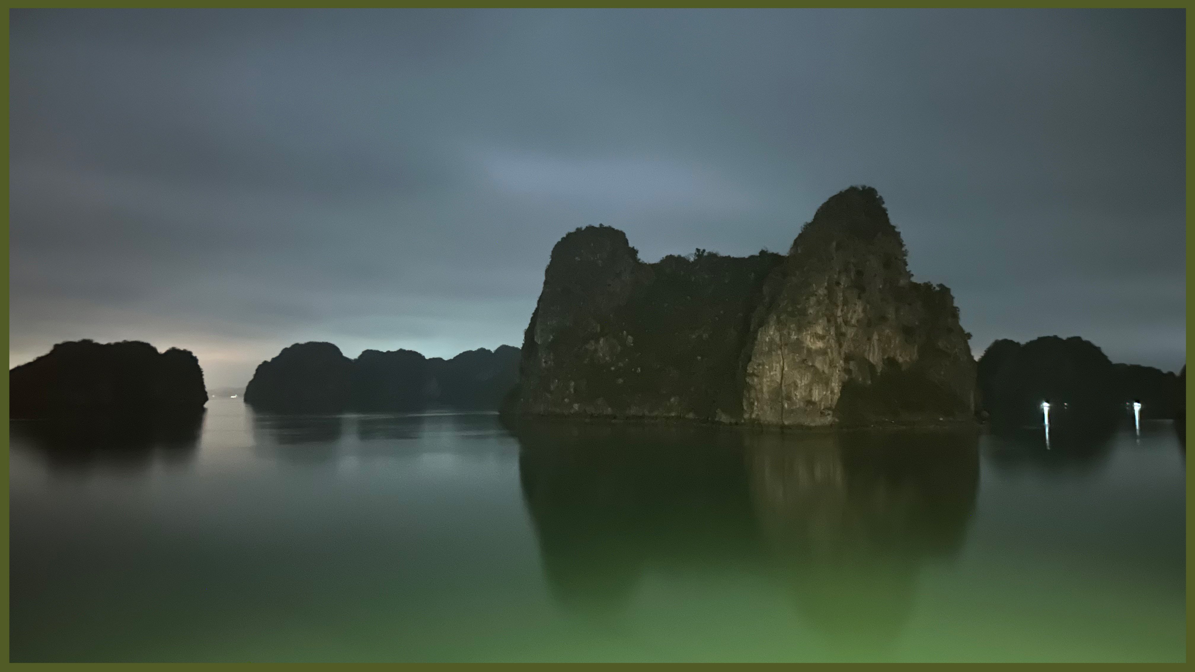 Ha Long by night