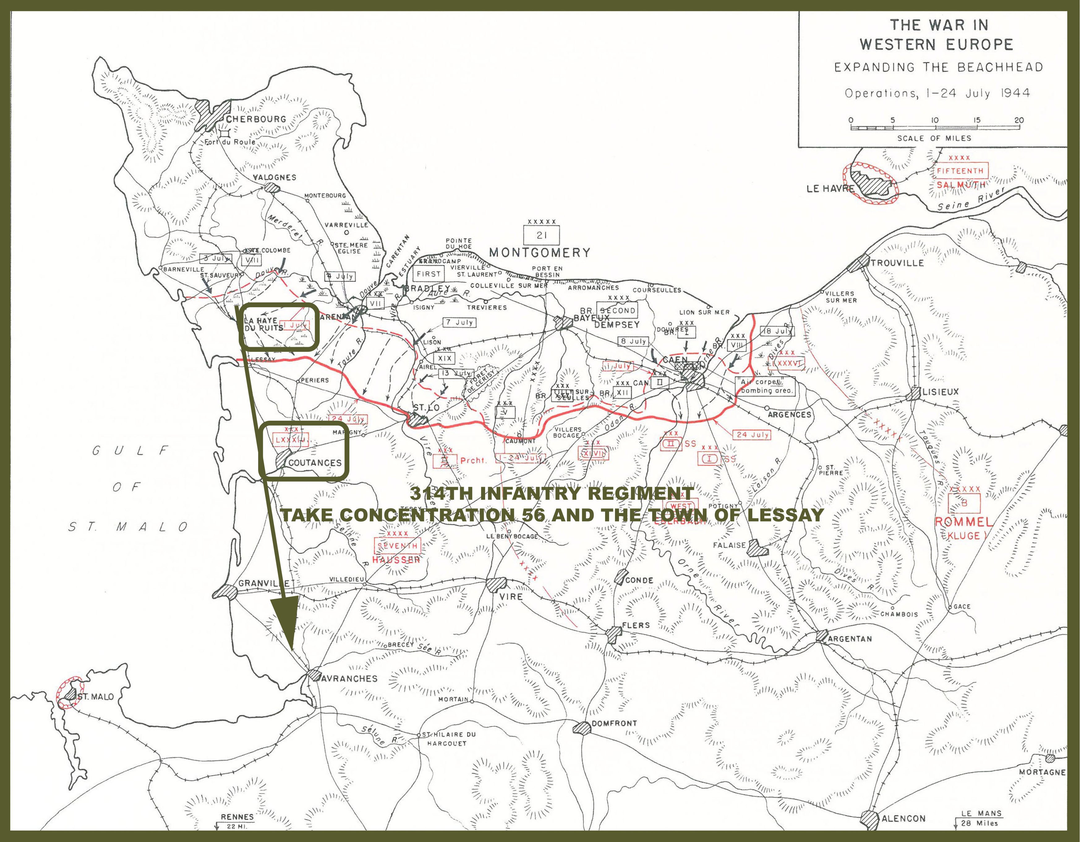 1 to 24 July 1944 Expanding the Beachhead-1