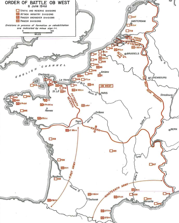 6 June 1944 - Order of battle OB West - Normandy American Heroes-2