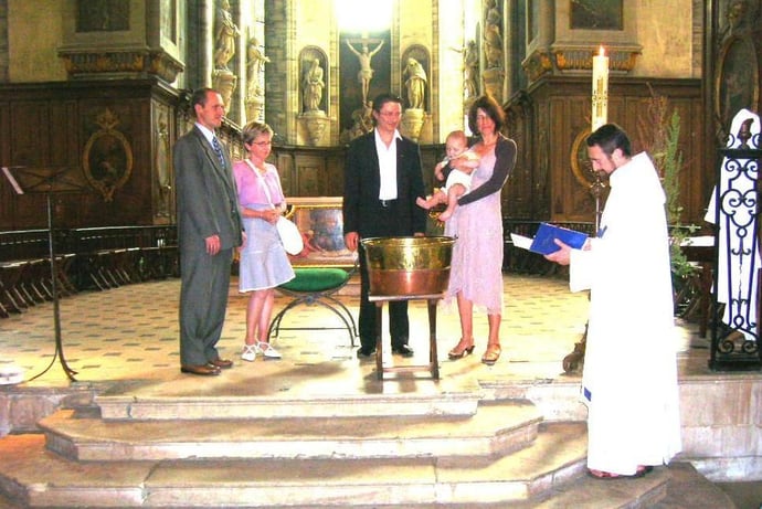Abbey of Mondaye baptism.jpg