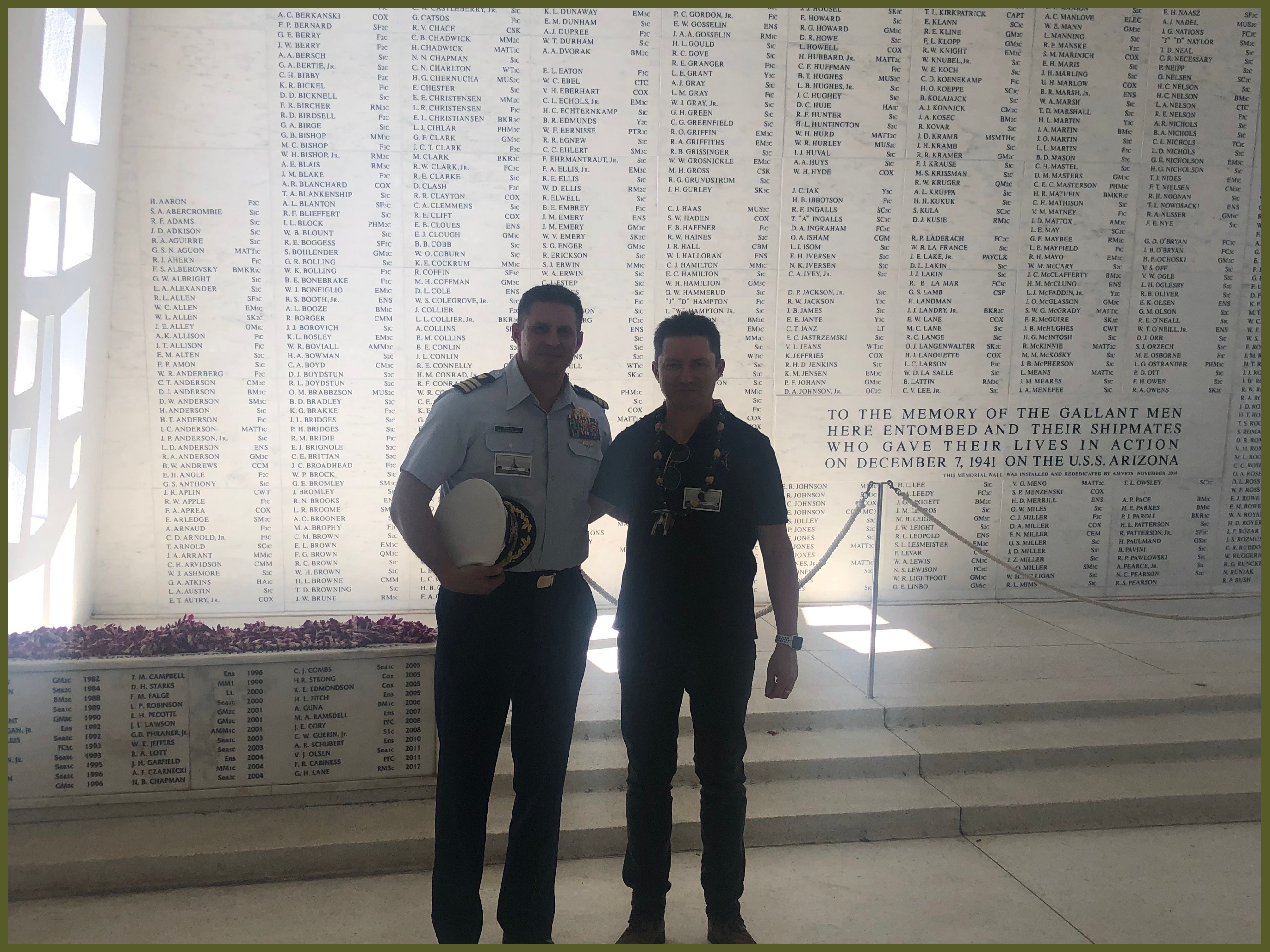 Arizona memorial Jason and Rudy