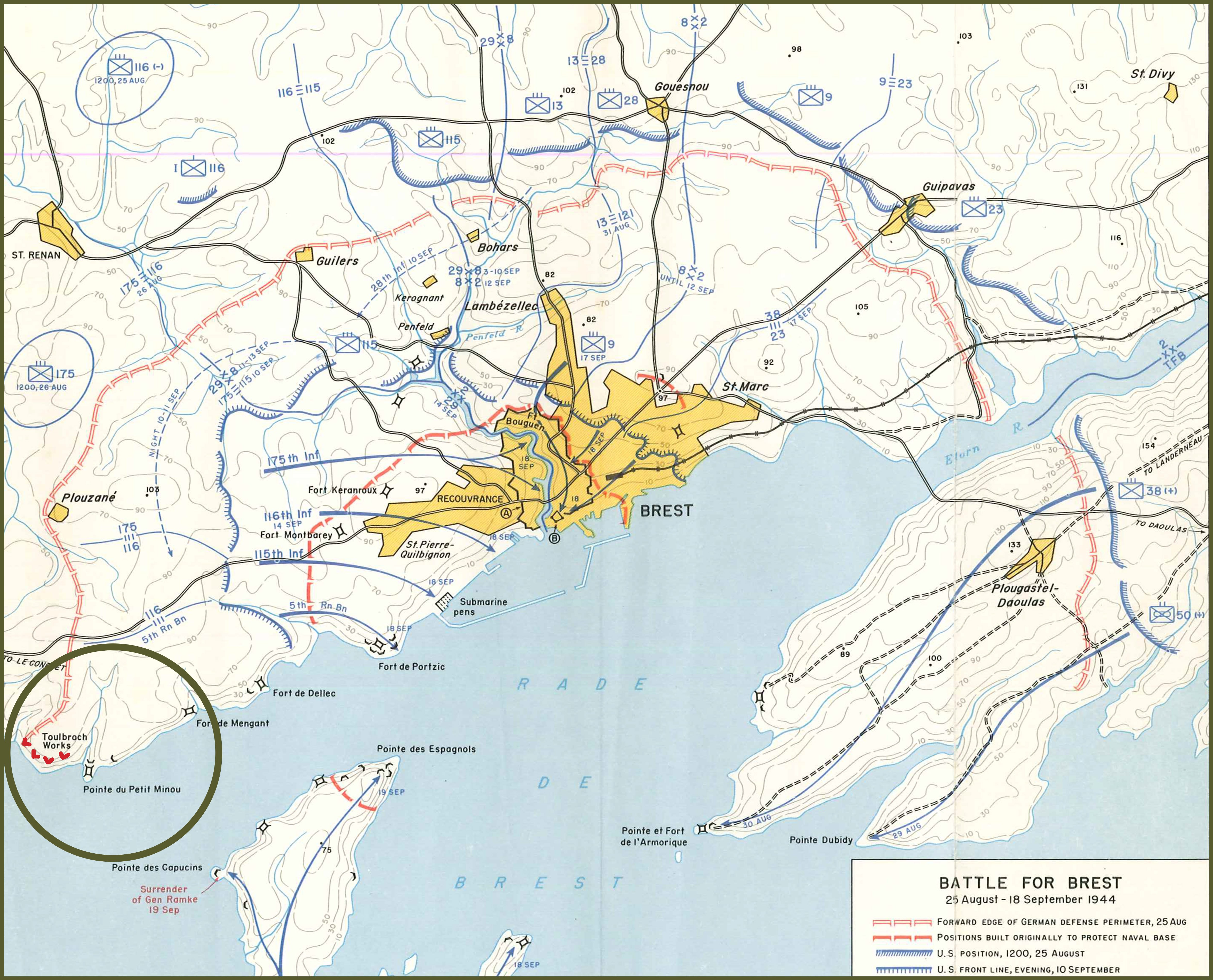 Battle for Brest 25 august to 18 september 1944