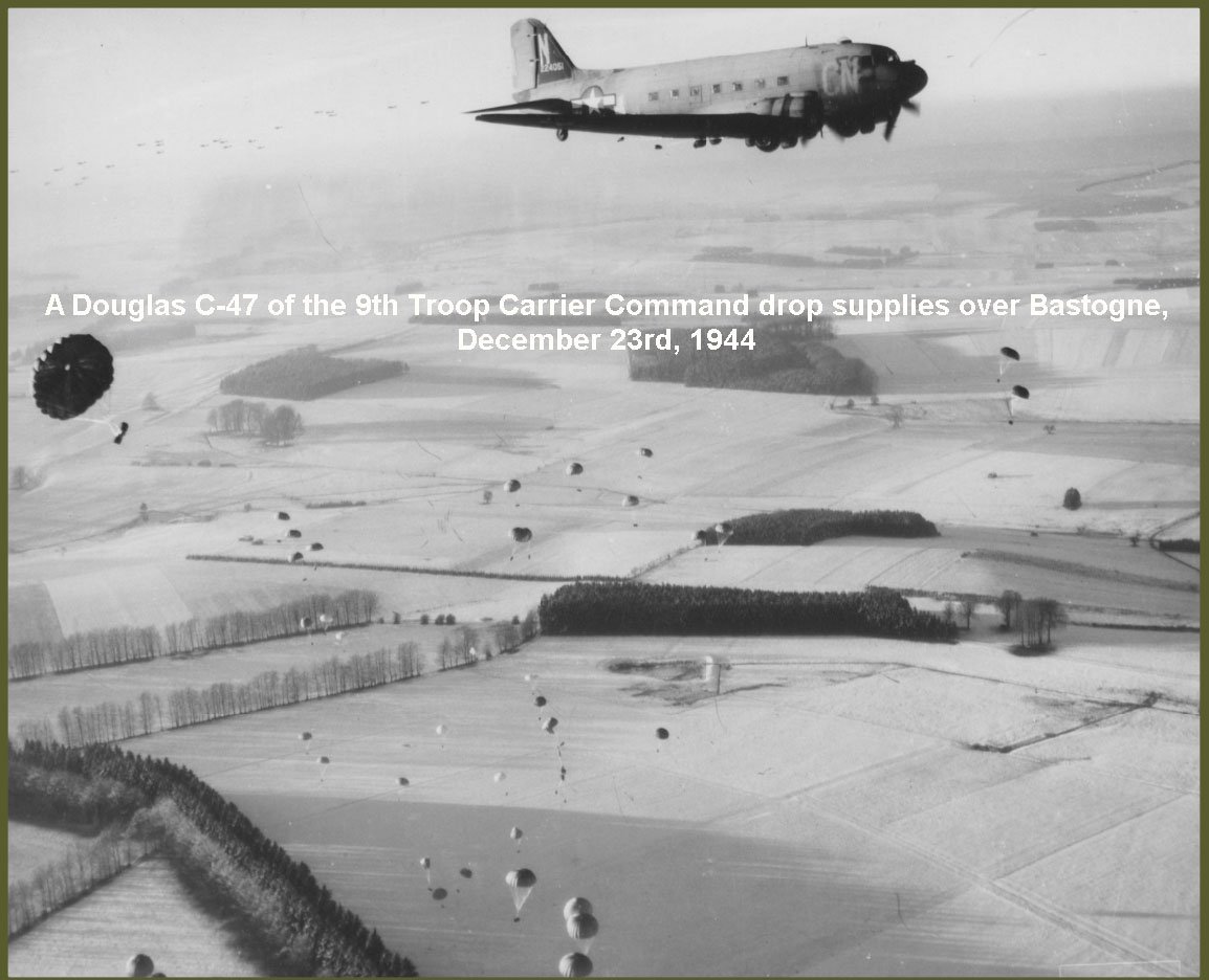C47 drop supplies 23 december 1944