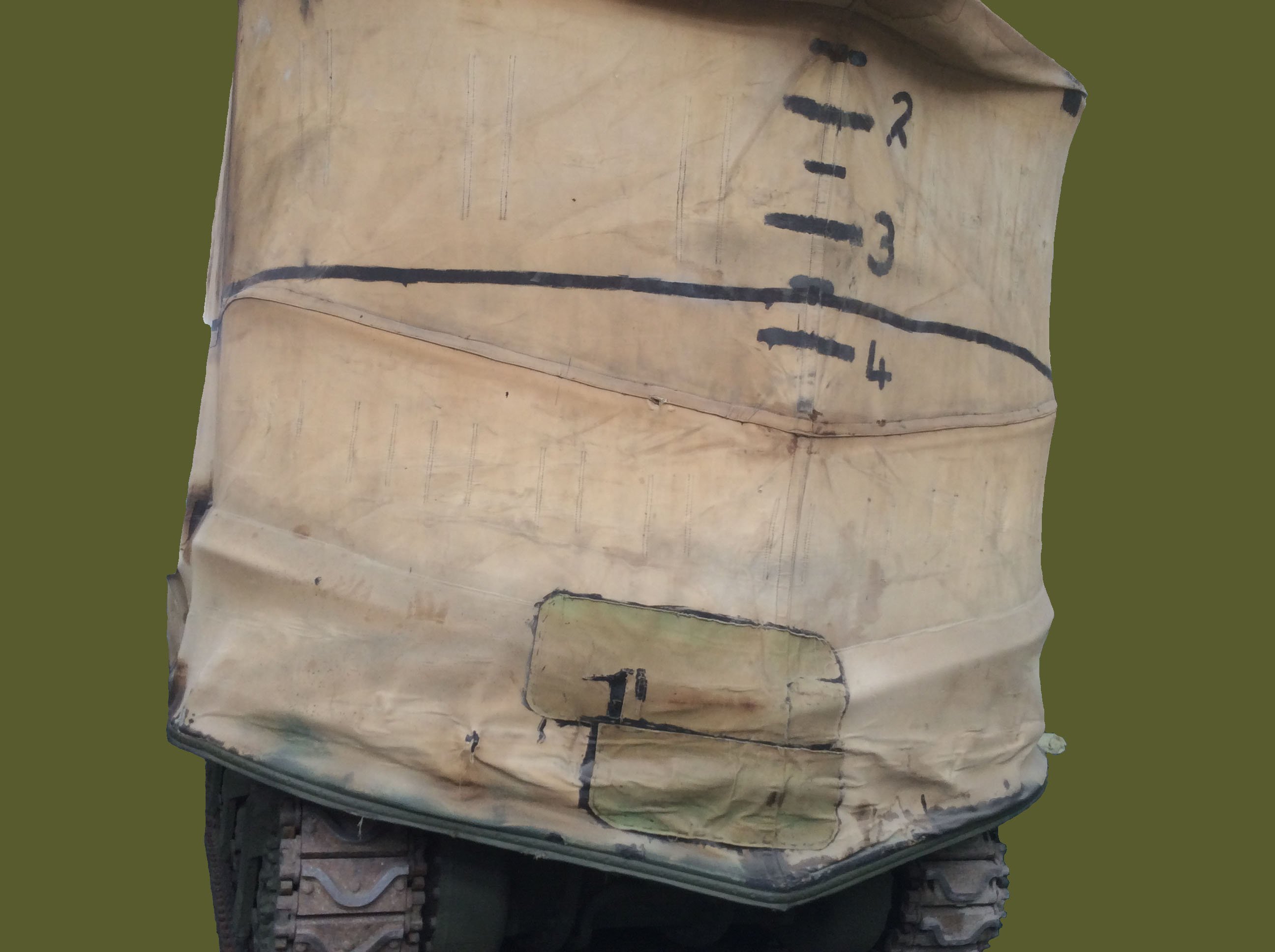 Duplex Drive Amphibious tank closeup