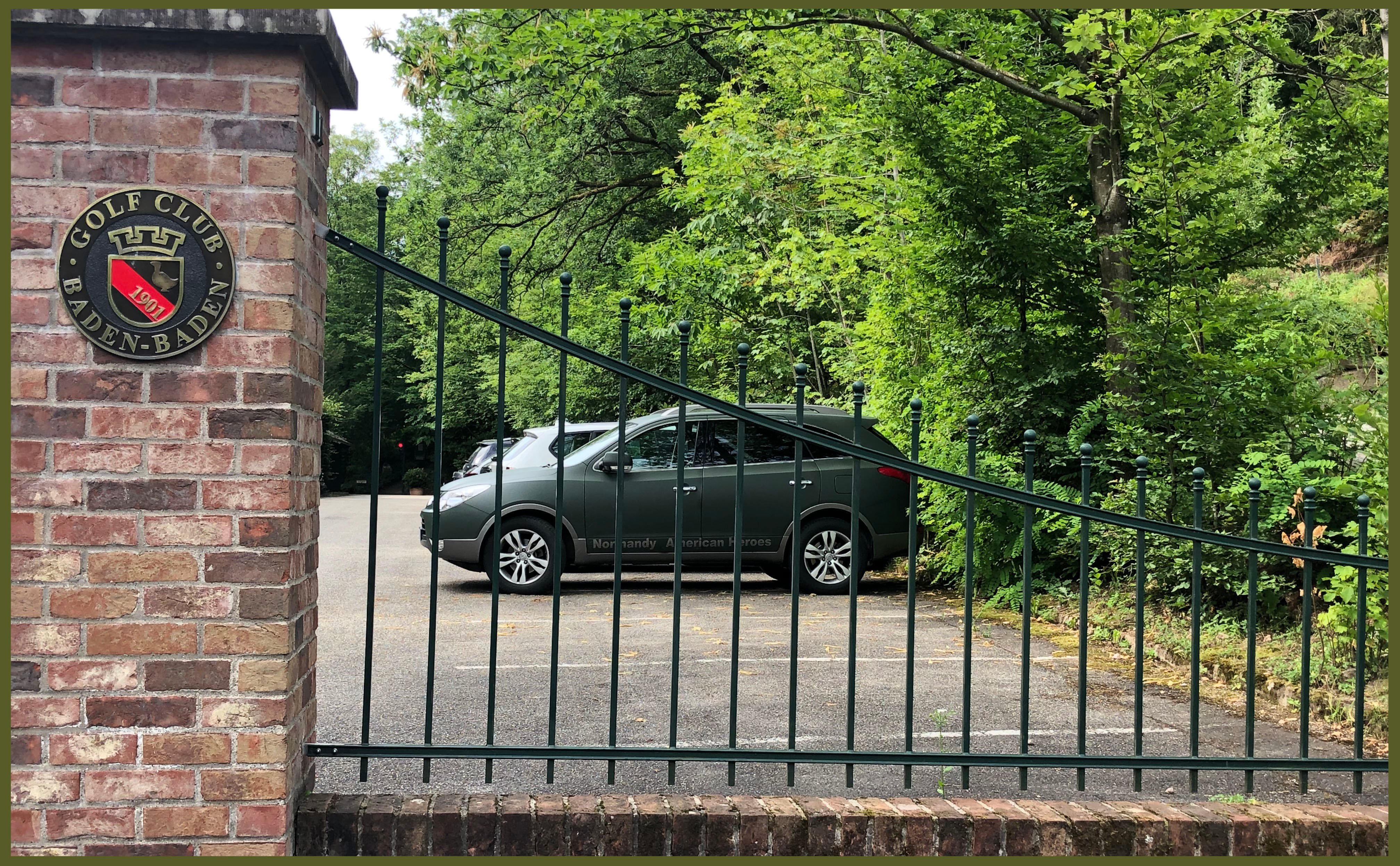 Entrance with my car copy