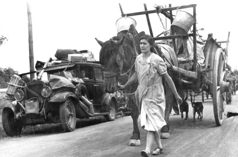 People of Normady living with Germans