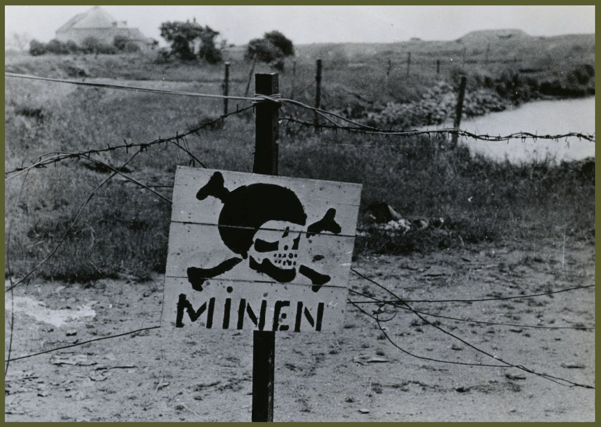 German mine field