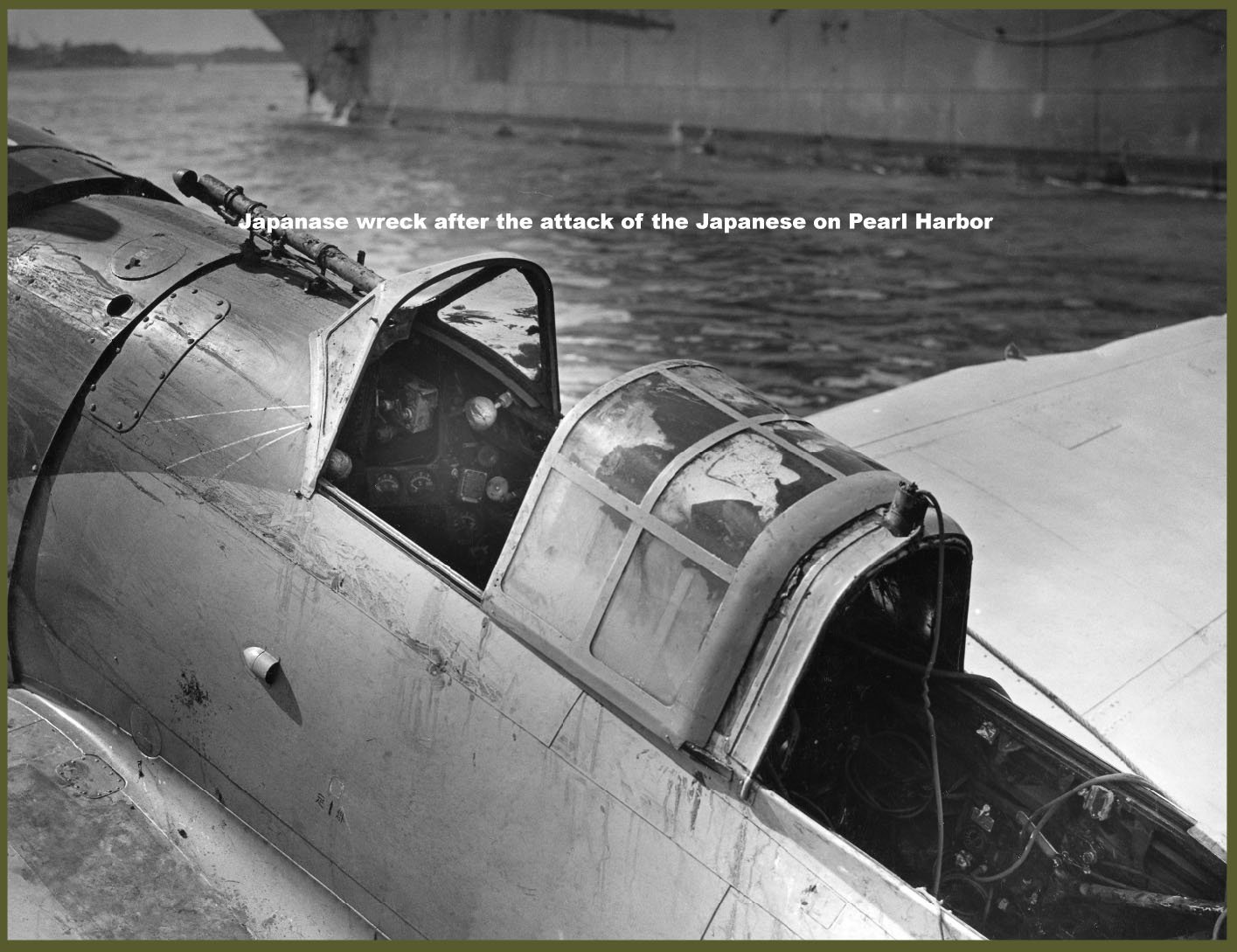 Japanese Planes Wrecked During the Japanese Attack on Pearl Harbor