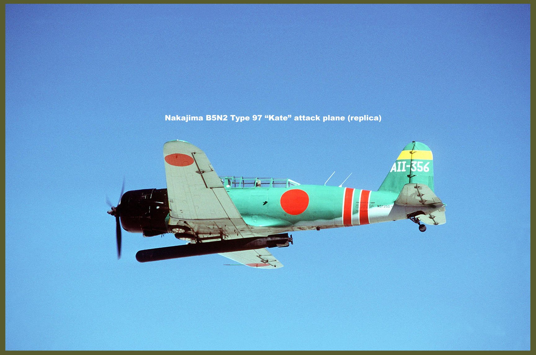 Japanese WWII Kate bomber