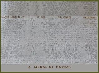 Lieutenant Colonel Vance MIA Medal of Honor 