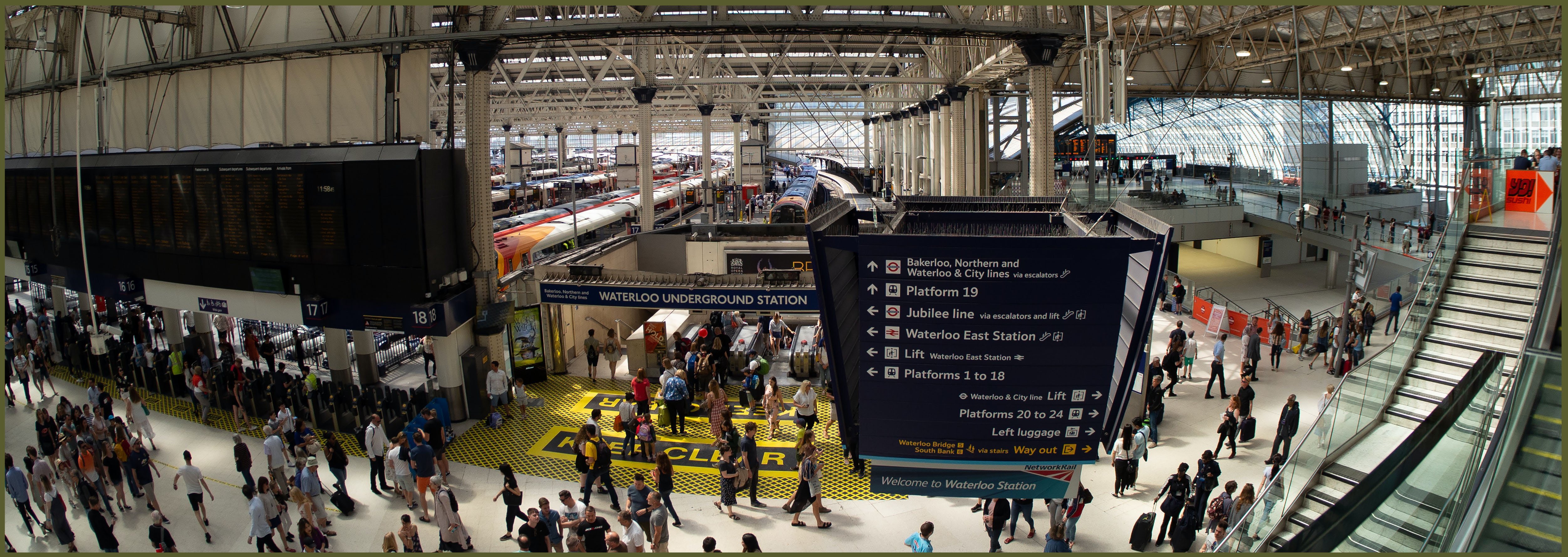 London Waterloo train station