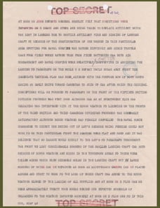 SHAEF Message from General Dwight D. Eisenhower to General George C. Marshall Concerning the First Reports of the Normandy Landing 2