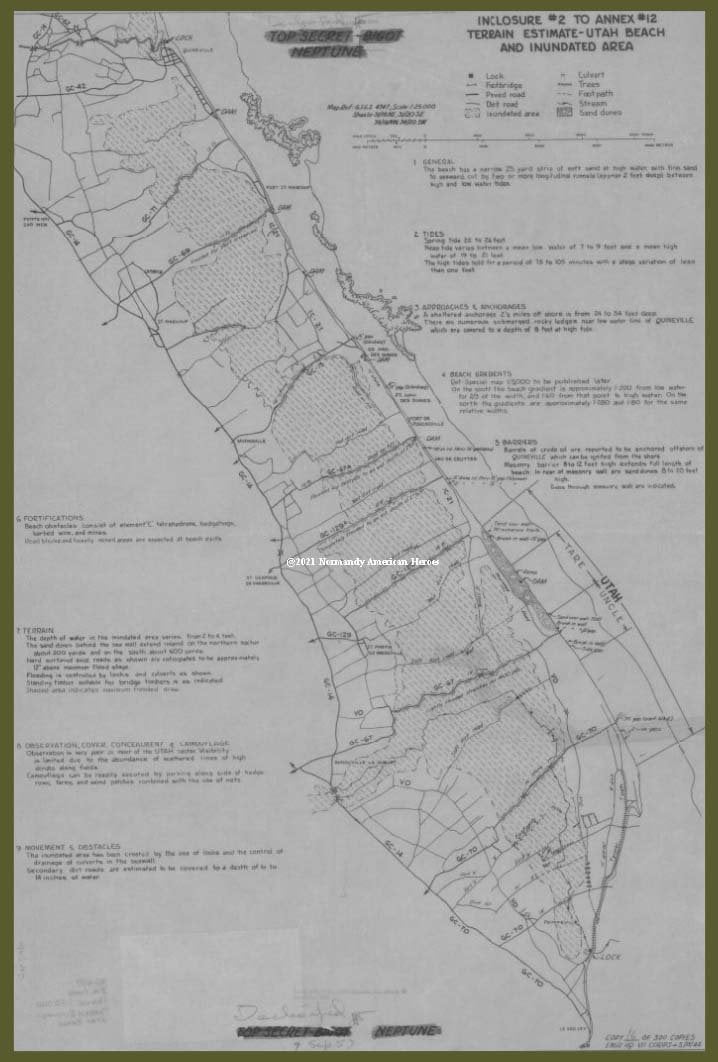 Terrain estimate Utah Beach 