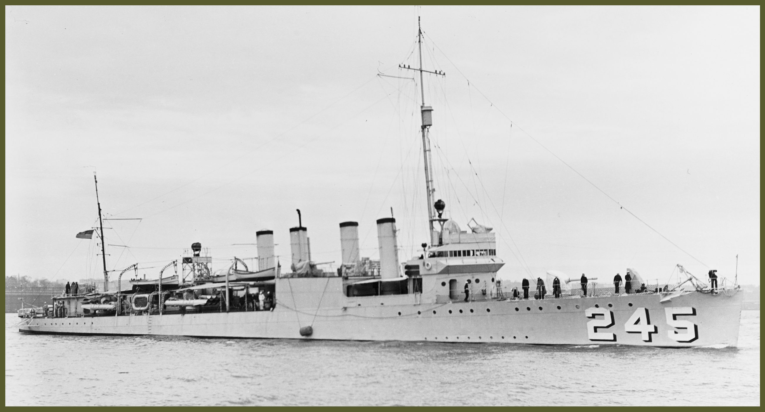 USS Reuben James 1939