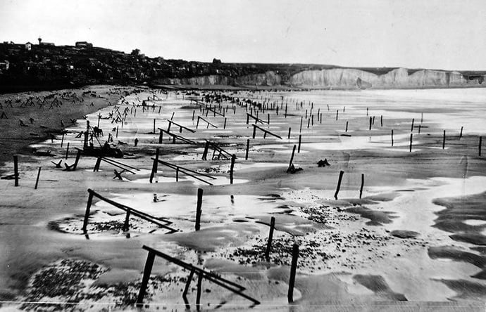 beach defense obstacles