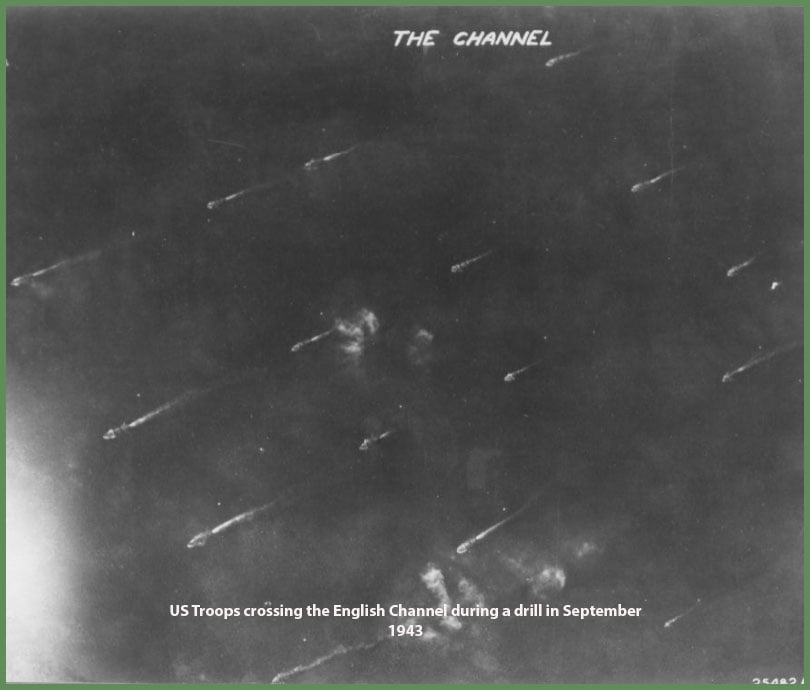 US Troops crossing the English Channel