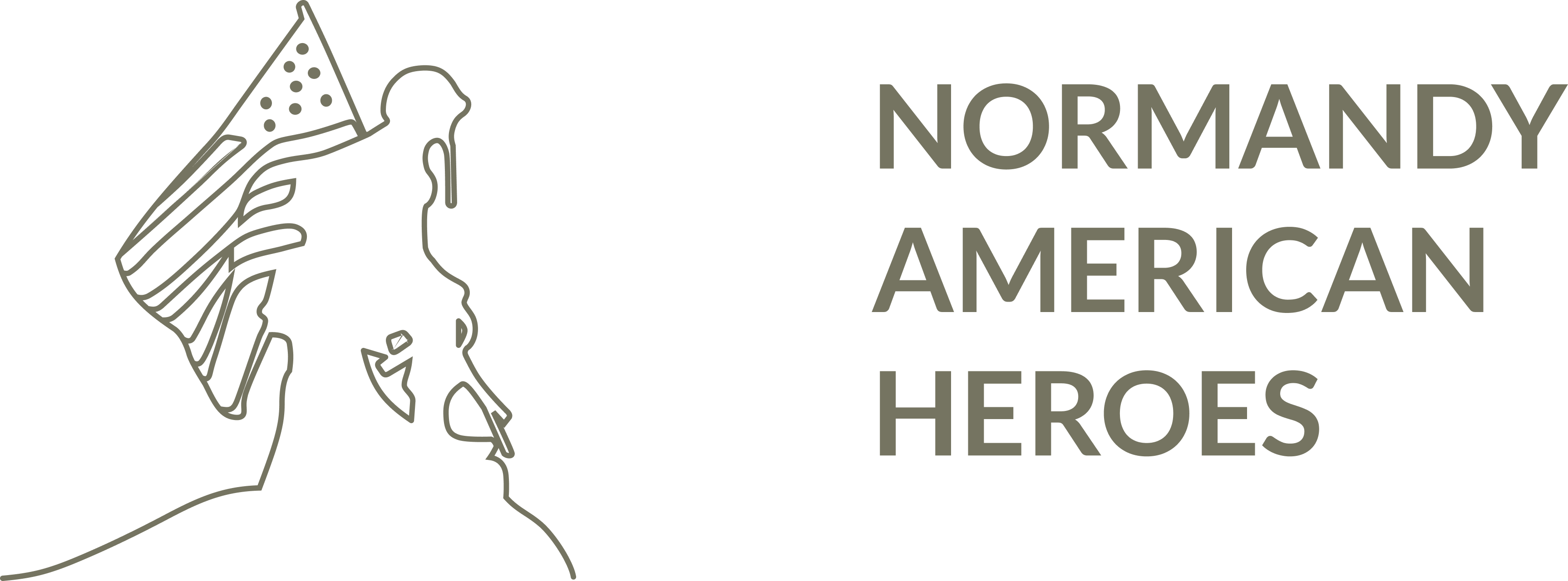 Normandy American Heroes Logo