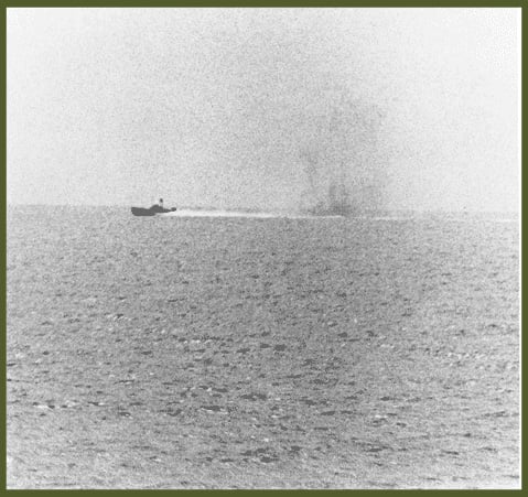 Photograph of Action Viewed from the U.S.S