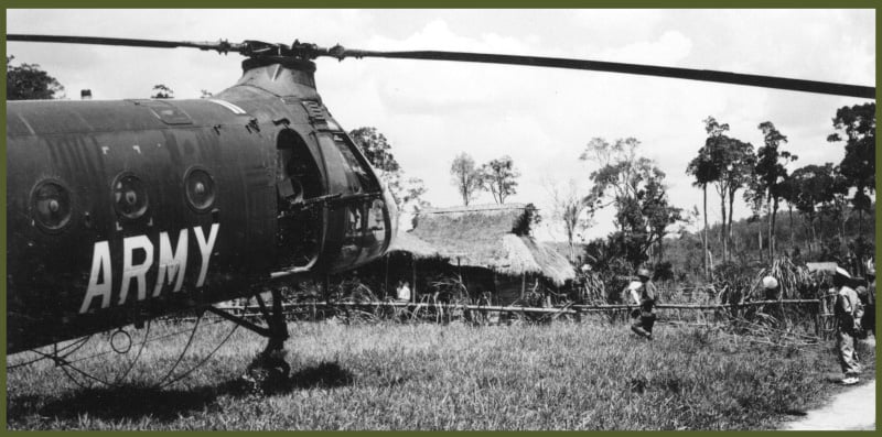 Piasecki H-21 helicopter