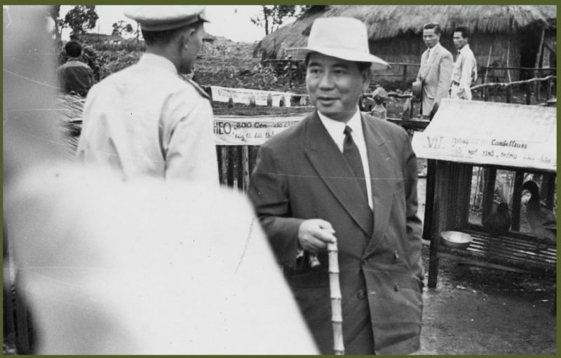 President Ngo Dinh Diem Touring Vietnam