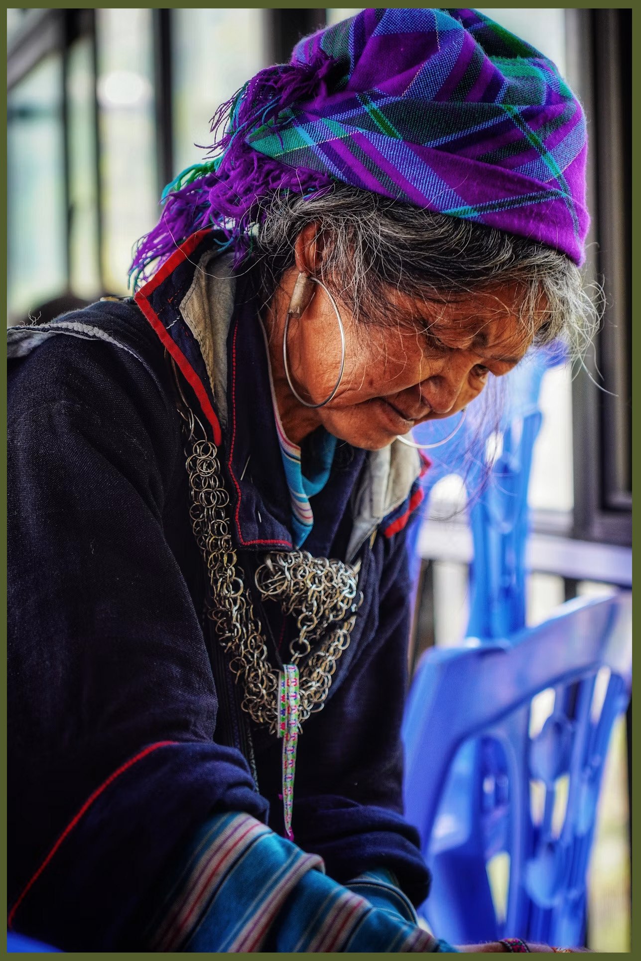 Sa Pa, Lao Cai, Vietnam old lady