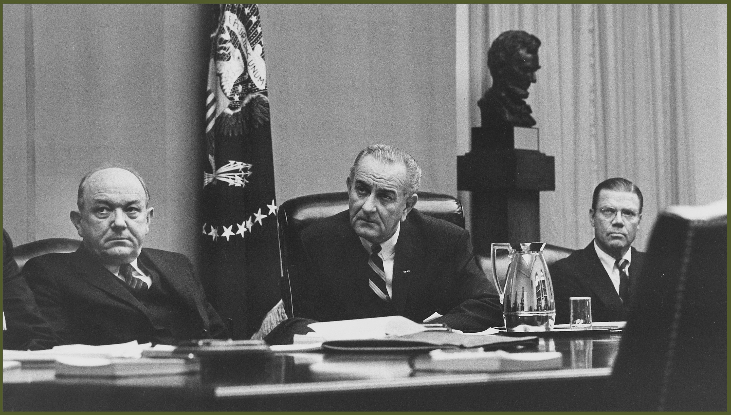 Secretary of State Dean Rusk, President Lyndon B