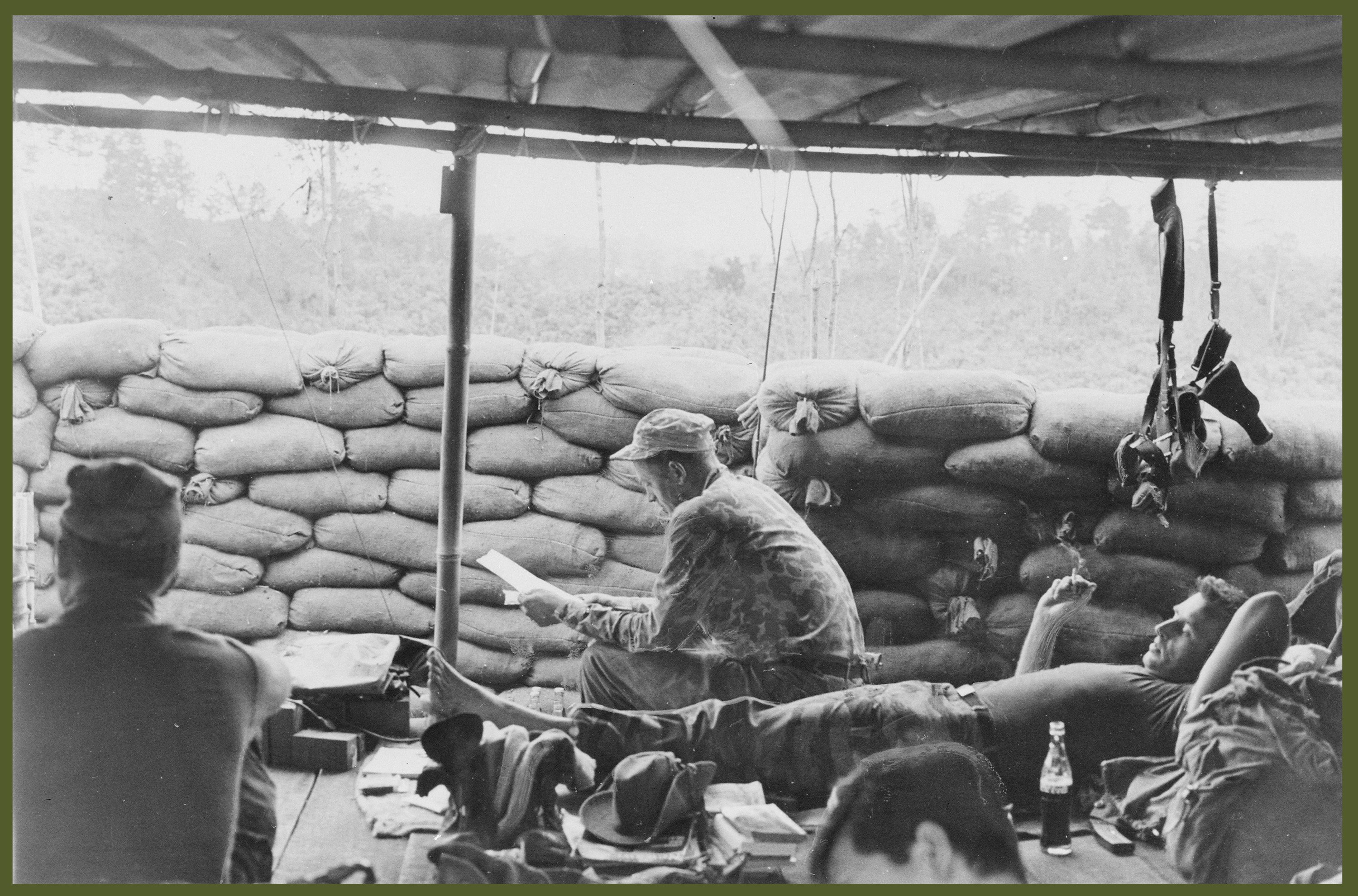 Staff Sergeant Howard Stevens, a Special Forces advisor to a Montagnard