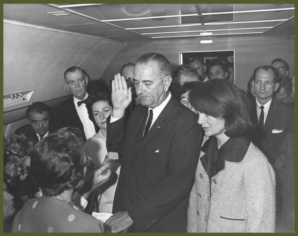 Swearing in of Lyndon B