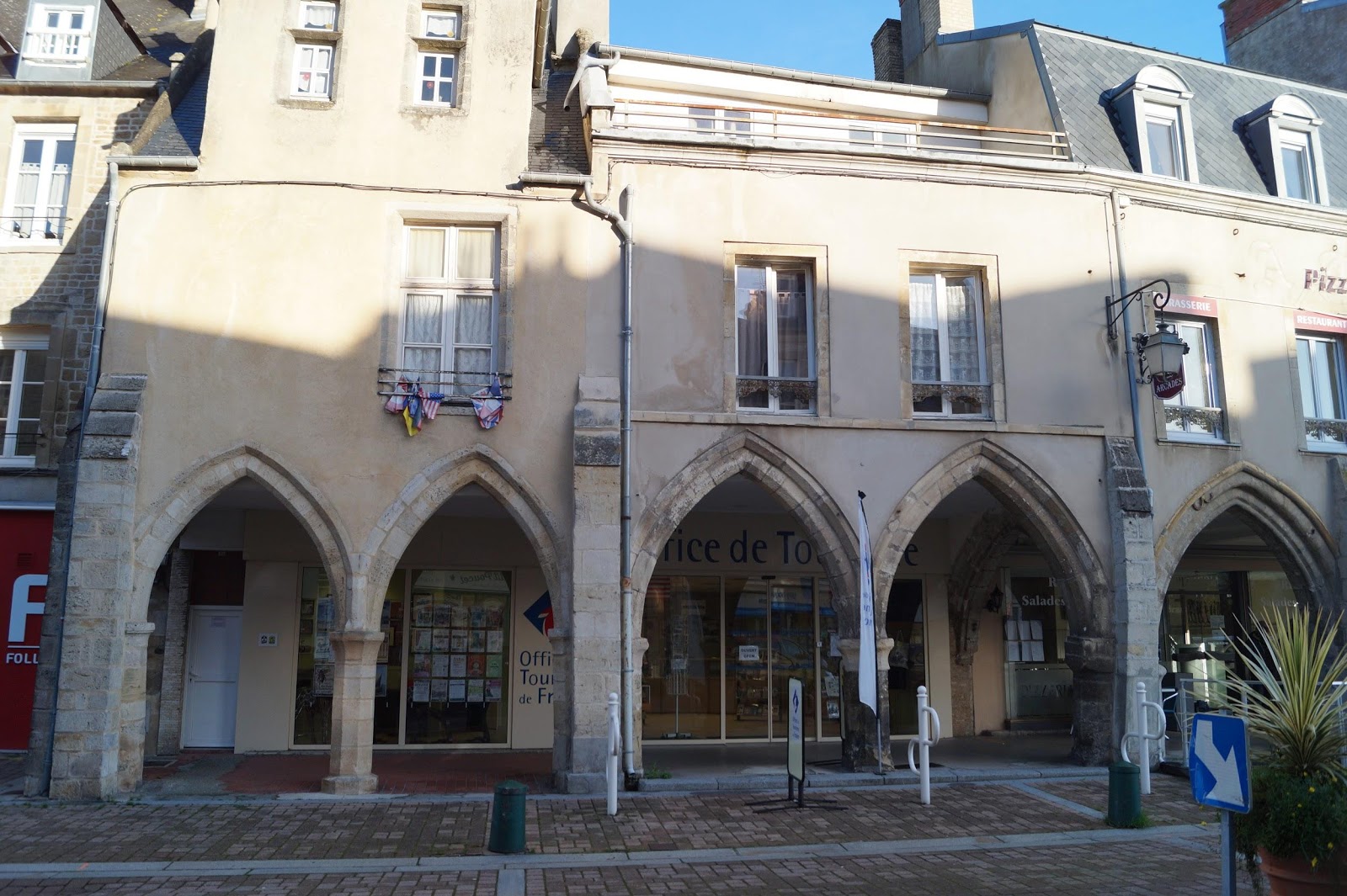 The Medieval arcades of Carentan